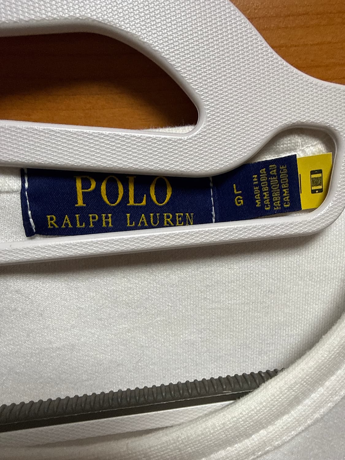 polo 맨투맨 화이트 L 상품이미지4