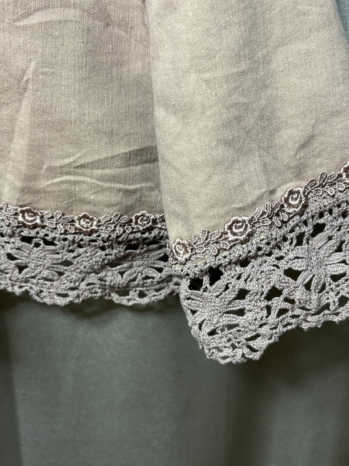 빈티지 모리걸 핑크 뮤트 미디스커트 상품이미지2