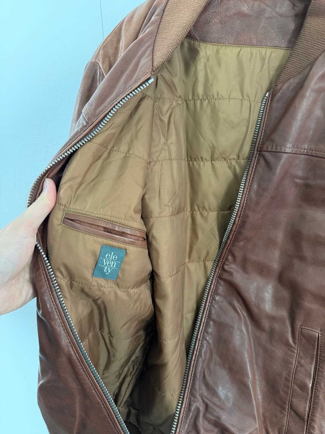 일레븐티 가죽자켓 레더자켓 램스킨 상품이미지4