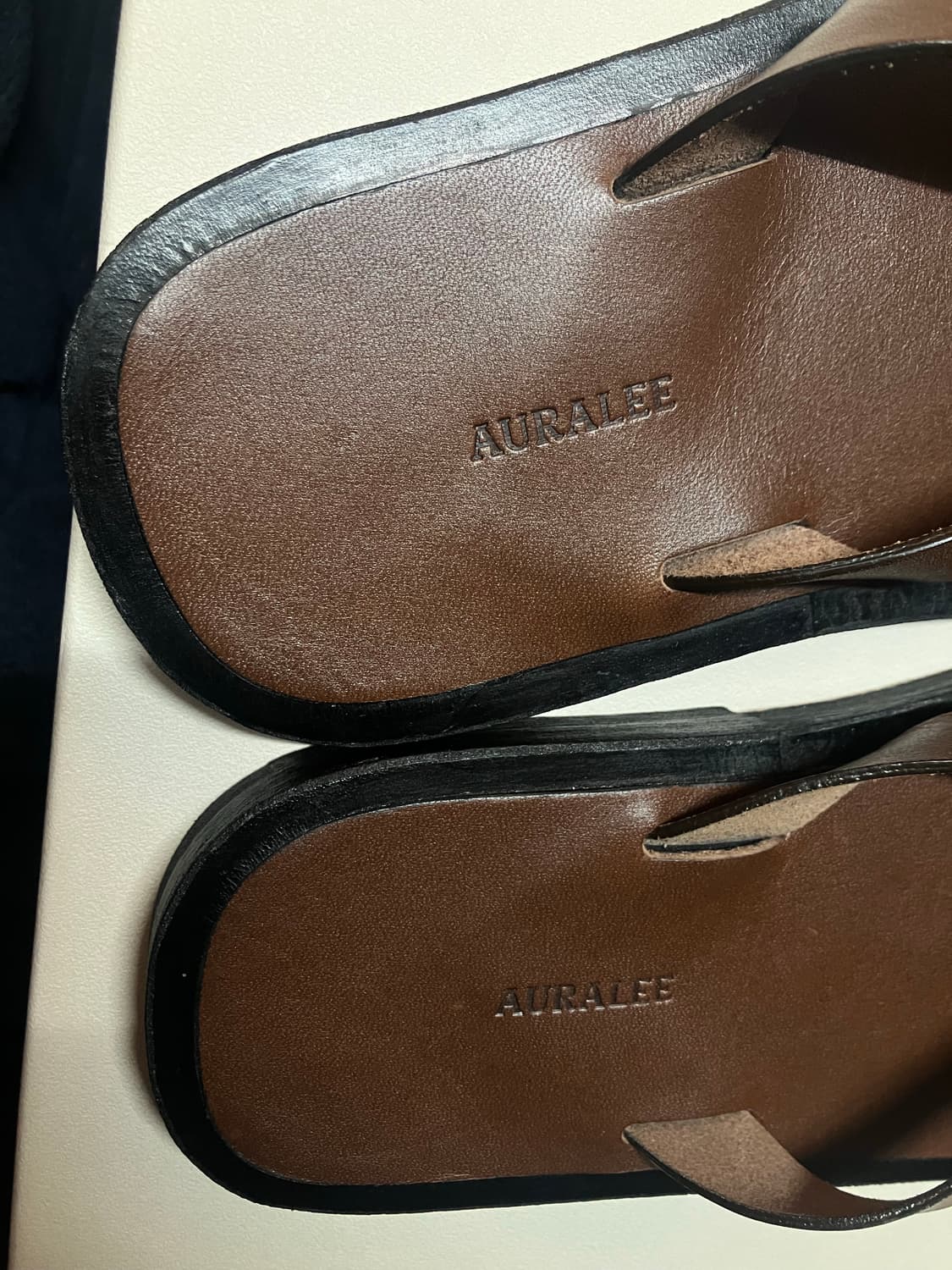 AURALEE 오라리 - 24ss LEATHER BELT SANDALS 상품이미지3