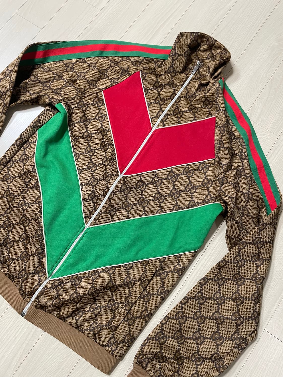 구찌 GG모노그램 웹스트라이프 트랙자켓(L싸이즈) 상품이미지2