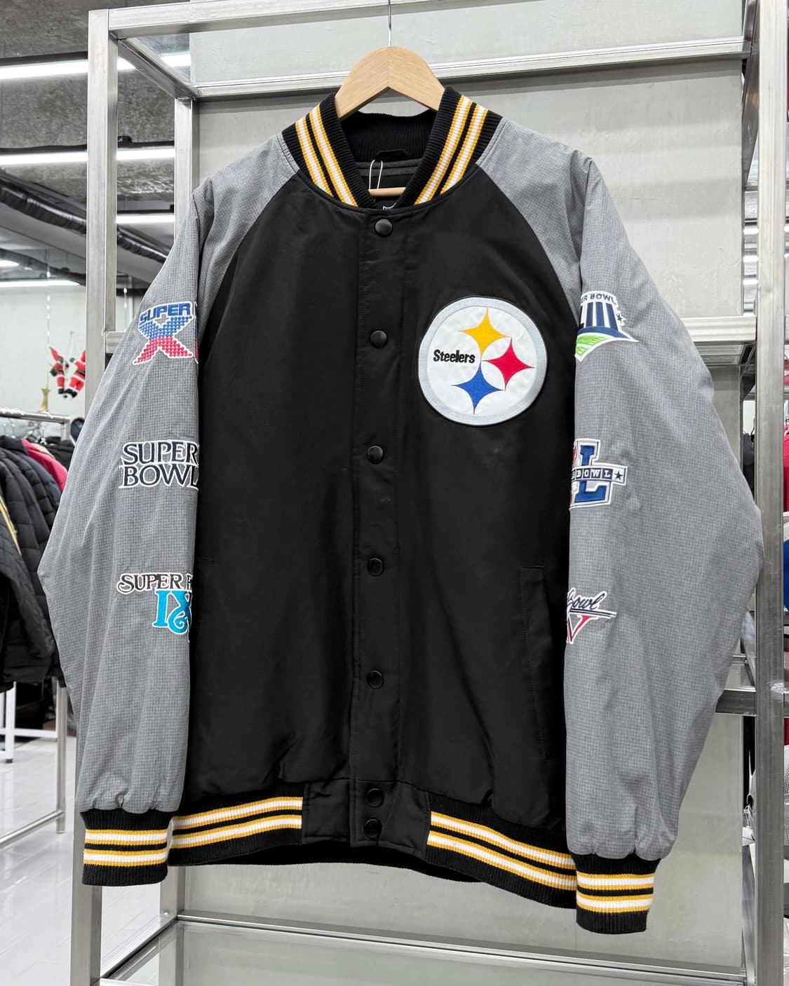 G-III SPORTS NFL 피츠버그 스틸러스 슈퍼볼 챔피언스 자켓 상품이미지5