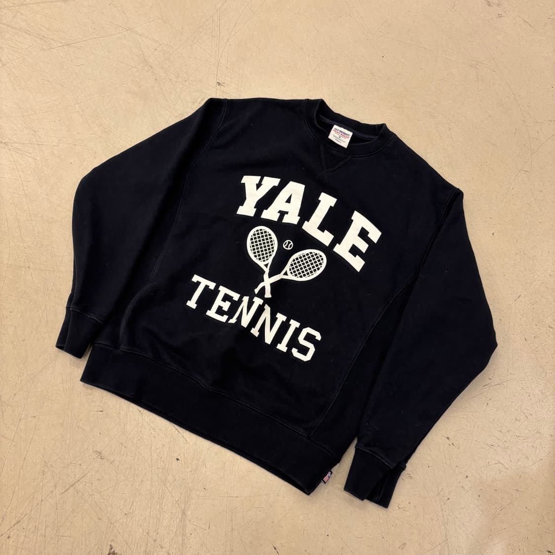 예일 테니스 헤비 스웻 네이비 맨투맨 상품이미지1