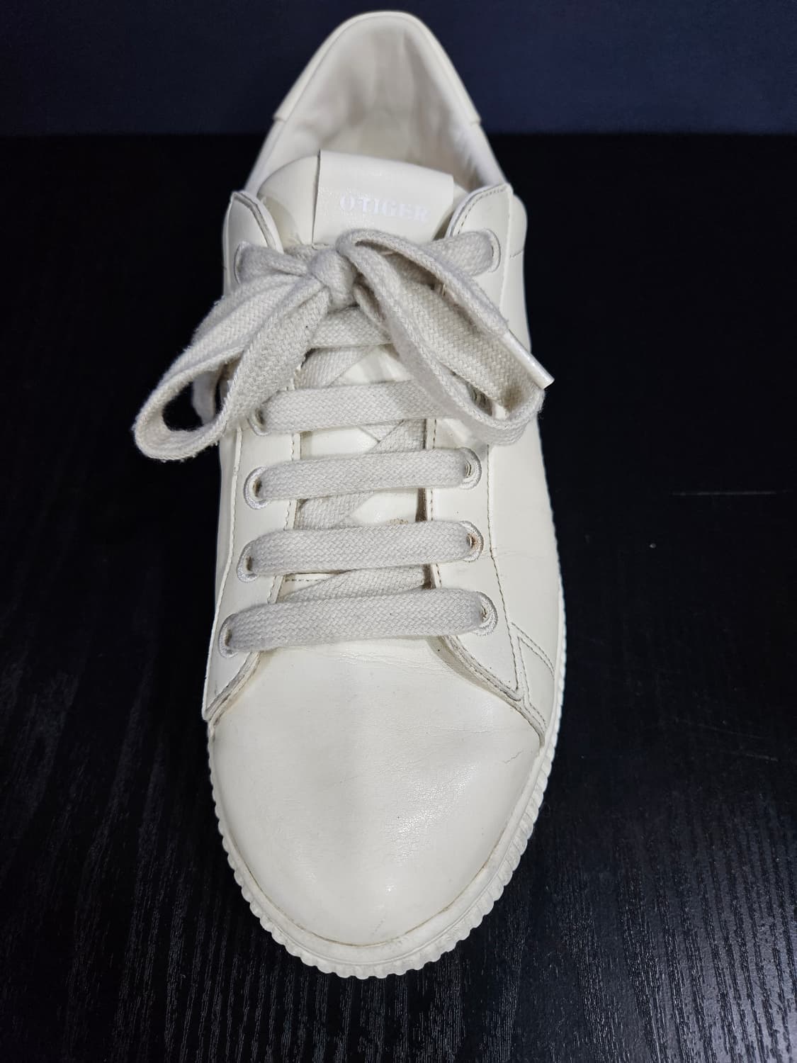 오니츠카 타이거 아이보리 남성 265 키높이 스니커즈 상품이미지5