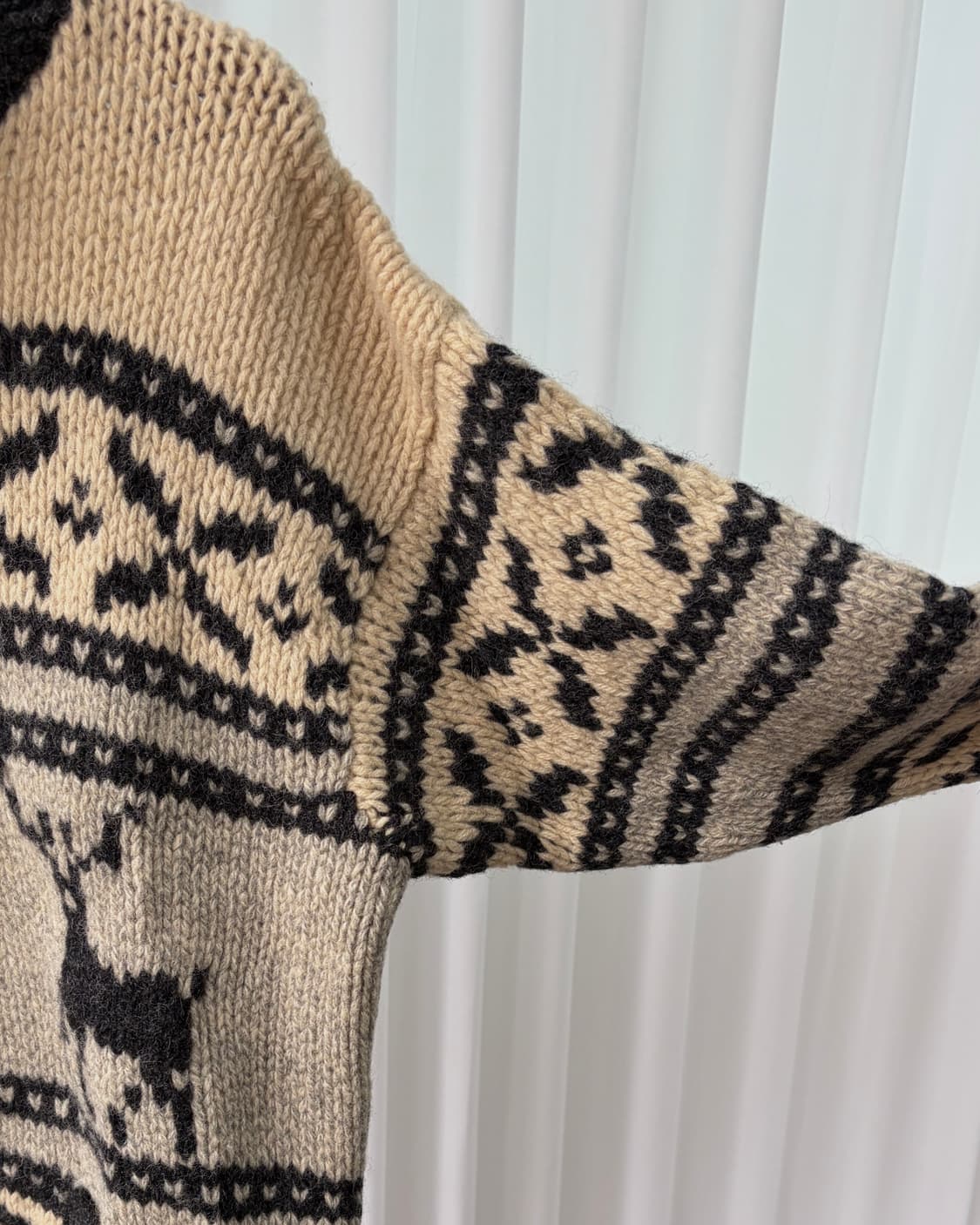 [S-M]THE NORTH WEAVE USA 코위찬 니트 집업 자켓 상품이미지7