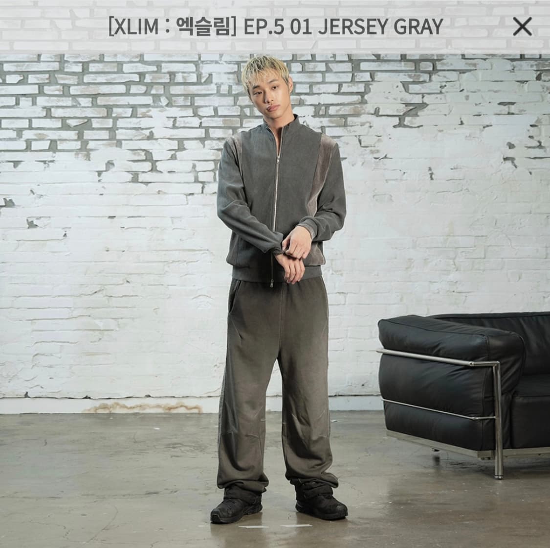 XLIM EP.5 01 JERSEY GRAY 0SIZE 상품이미지7