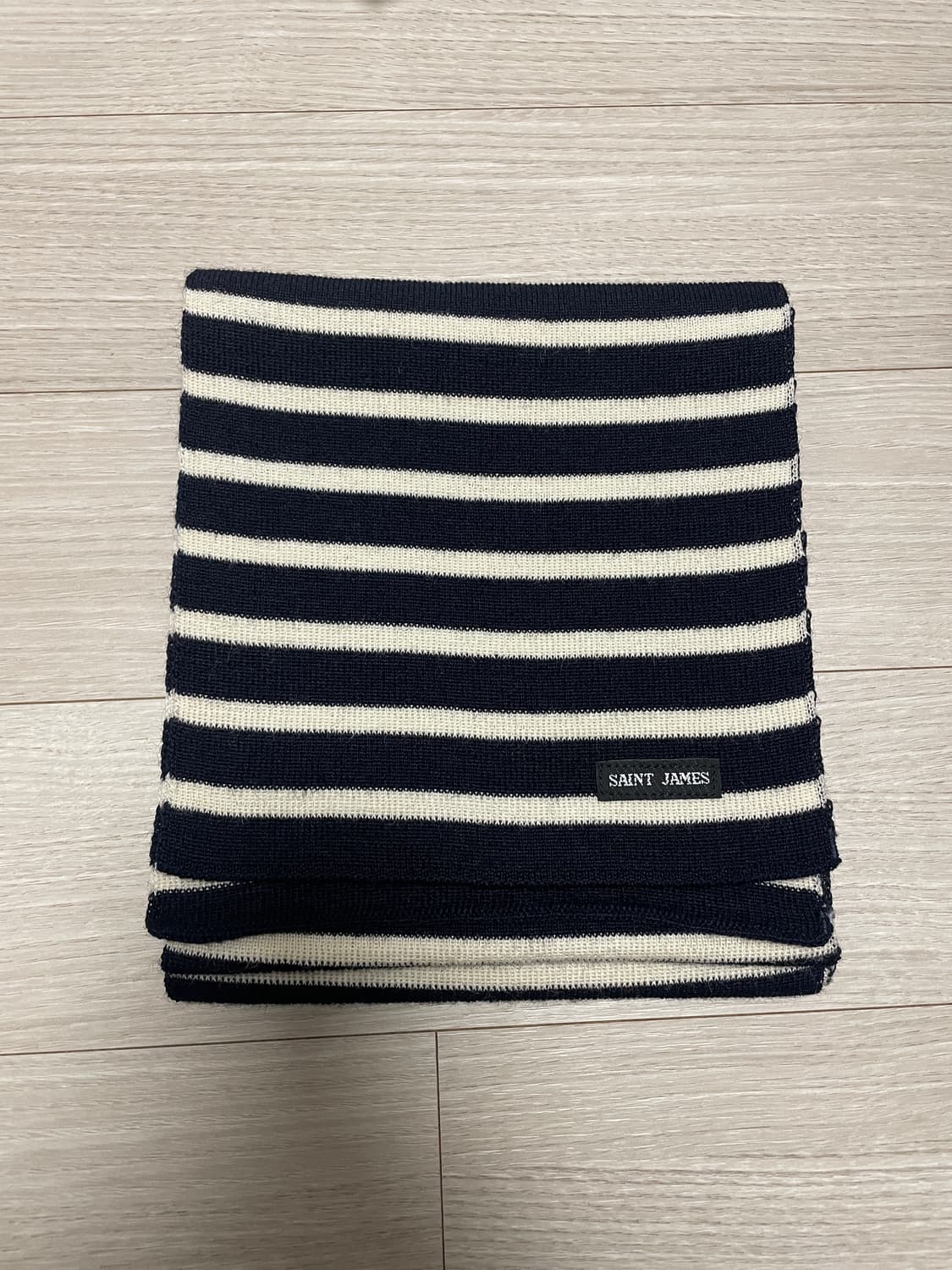 세인트제임스 머플러 네이비 상품이미지1