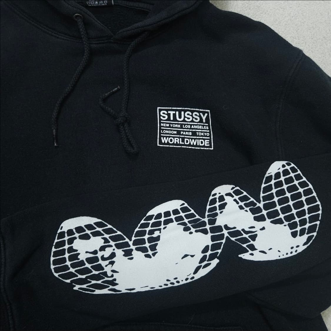 스투시 월드와이드 후드티 M 상품이미지4
