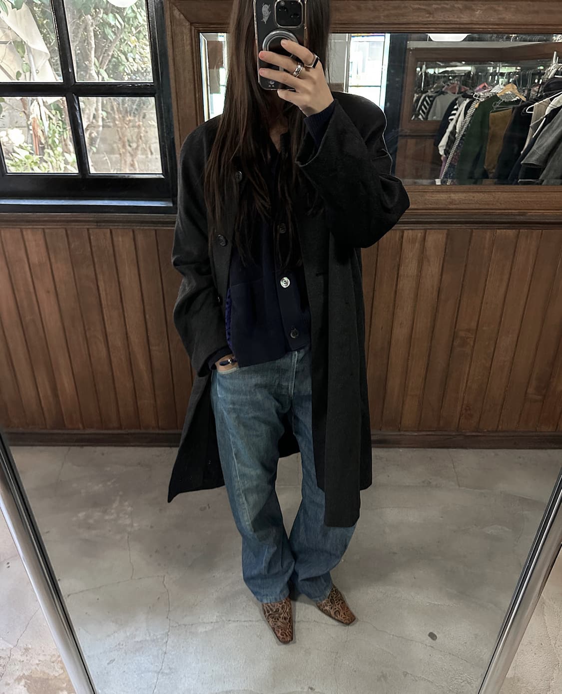 LEVI'S engineered regular blue jeans 상품이미지4