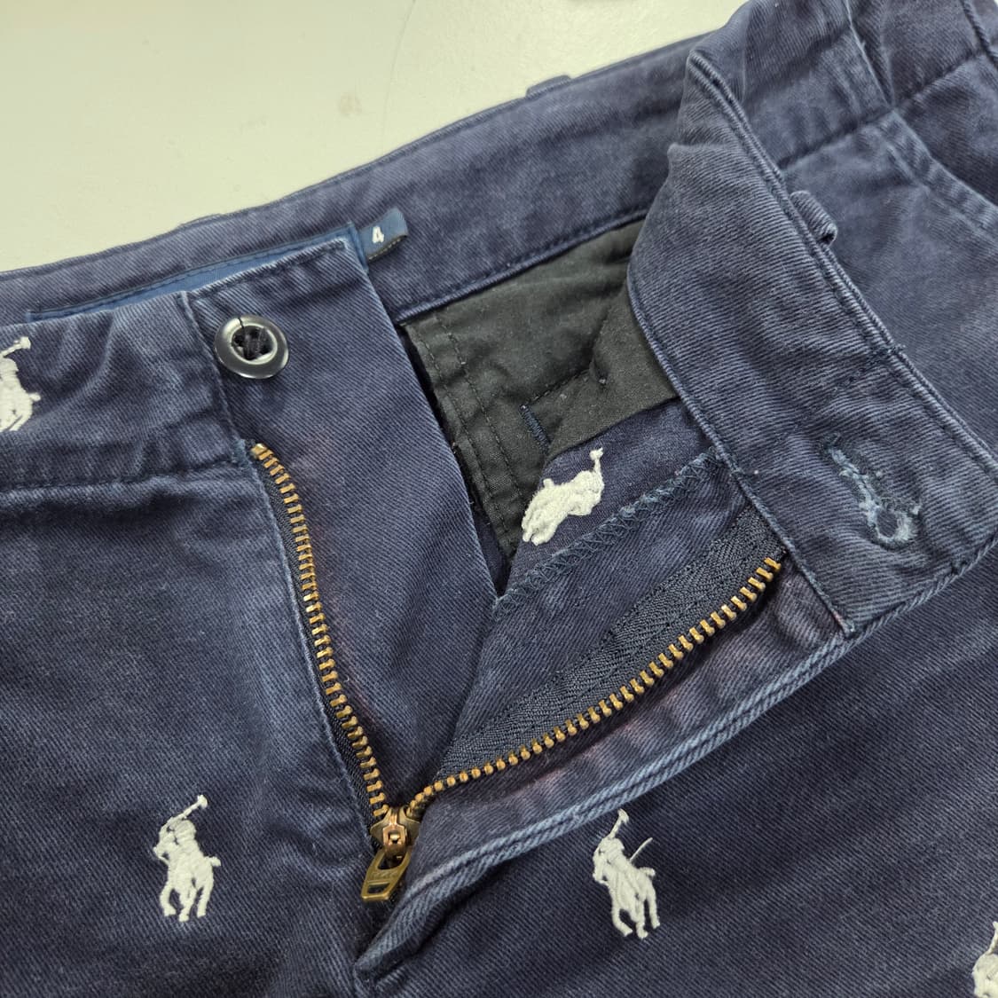 폴로랄프로렌 스포츠 우먼 멀티포니 코튼 쇼츠 네이비 4  상품이미지3