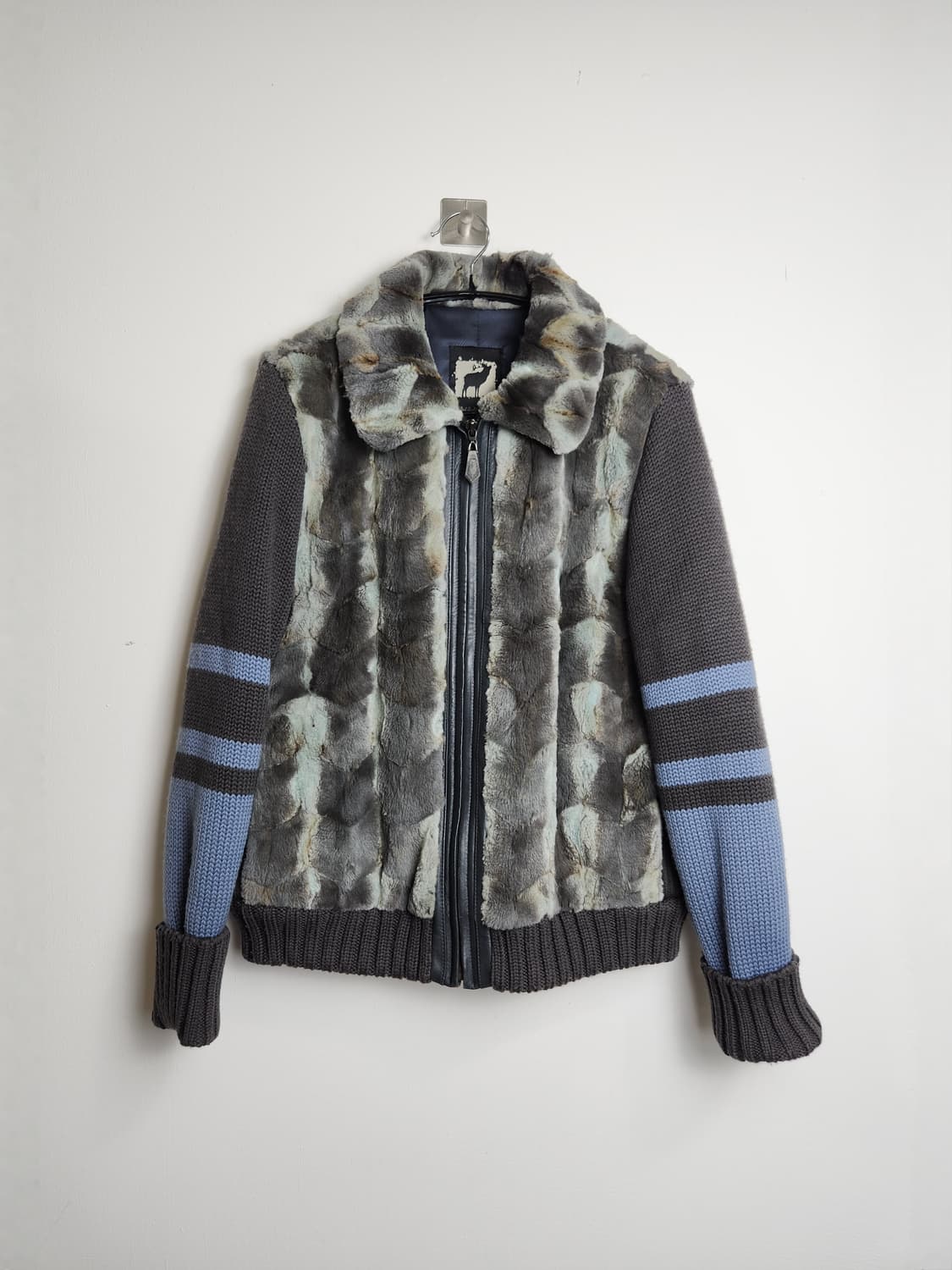 퍼•니트 집업 자켓 상품이미지5