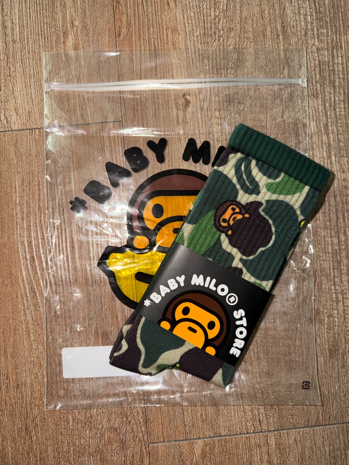 베이프 베이비 마일로 스토어 양말 카모 상품이미지1