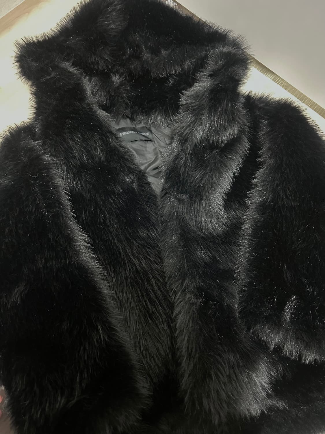 블랙 퍼 후드 자켓 정리 판매합니다 상품이미지1