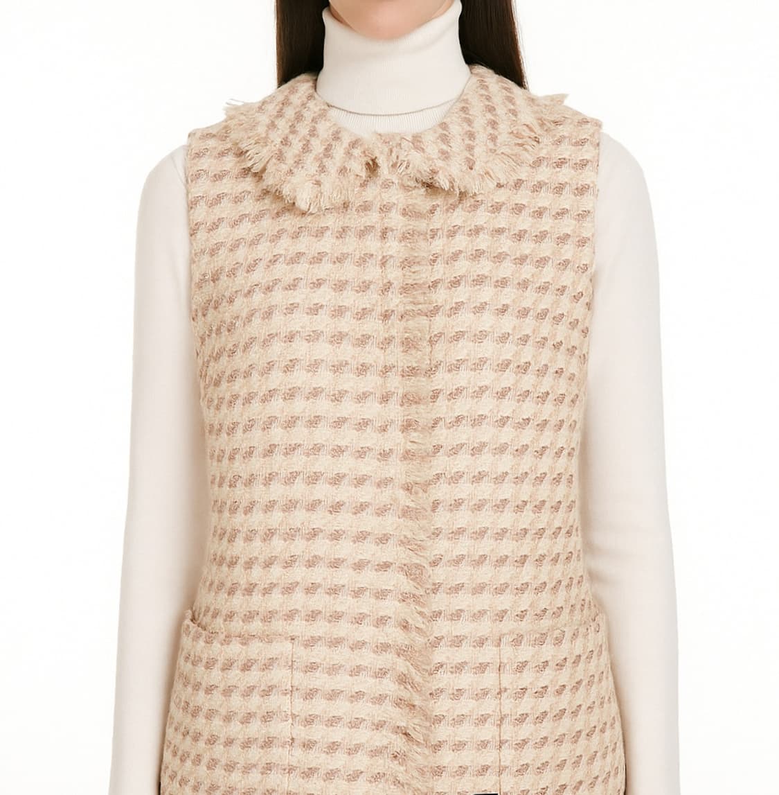 [정품]막스마라 MaxMara 트위드 롱 베스트 상품이미지2