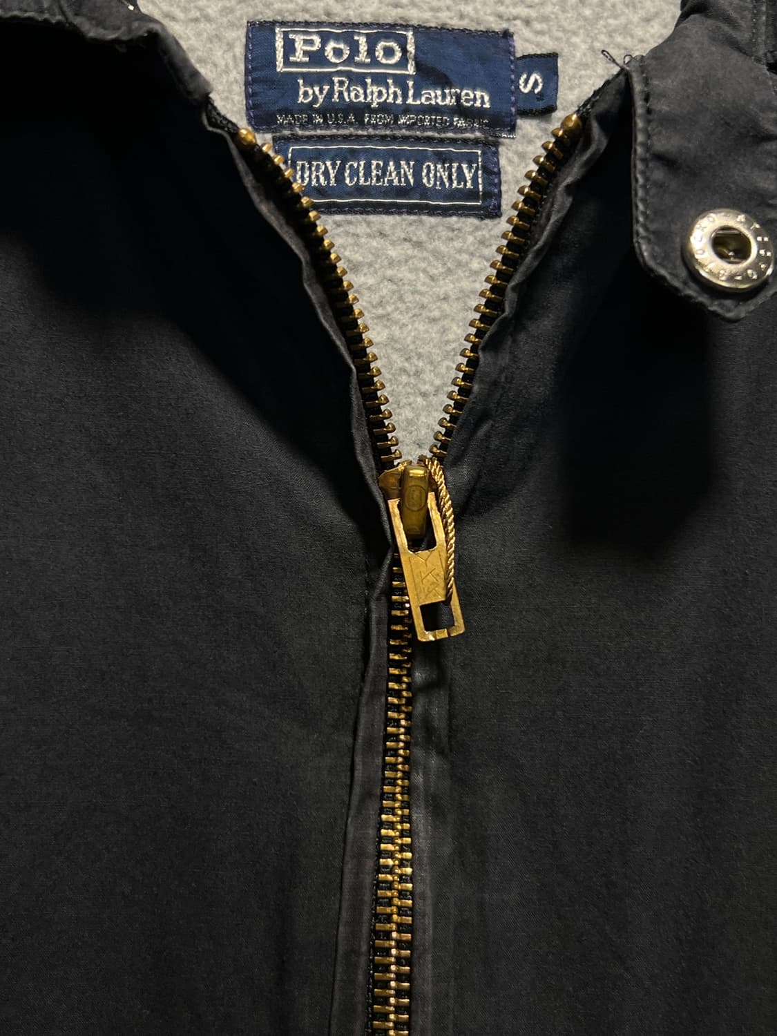 [S]80's 폴로 랄프로렌 USA 플리스 라이닝 드리즐러 자켓 상품이미지3