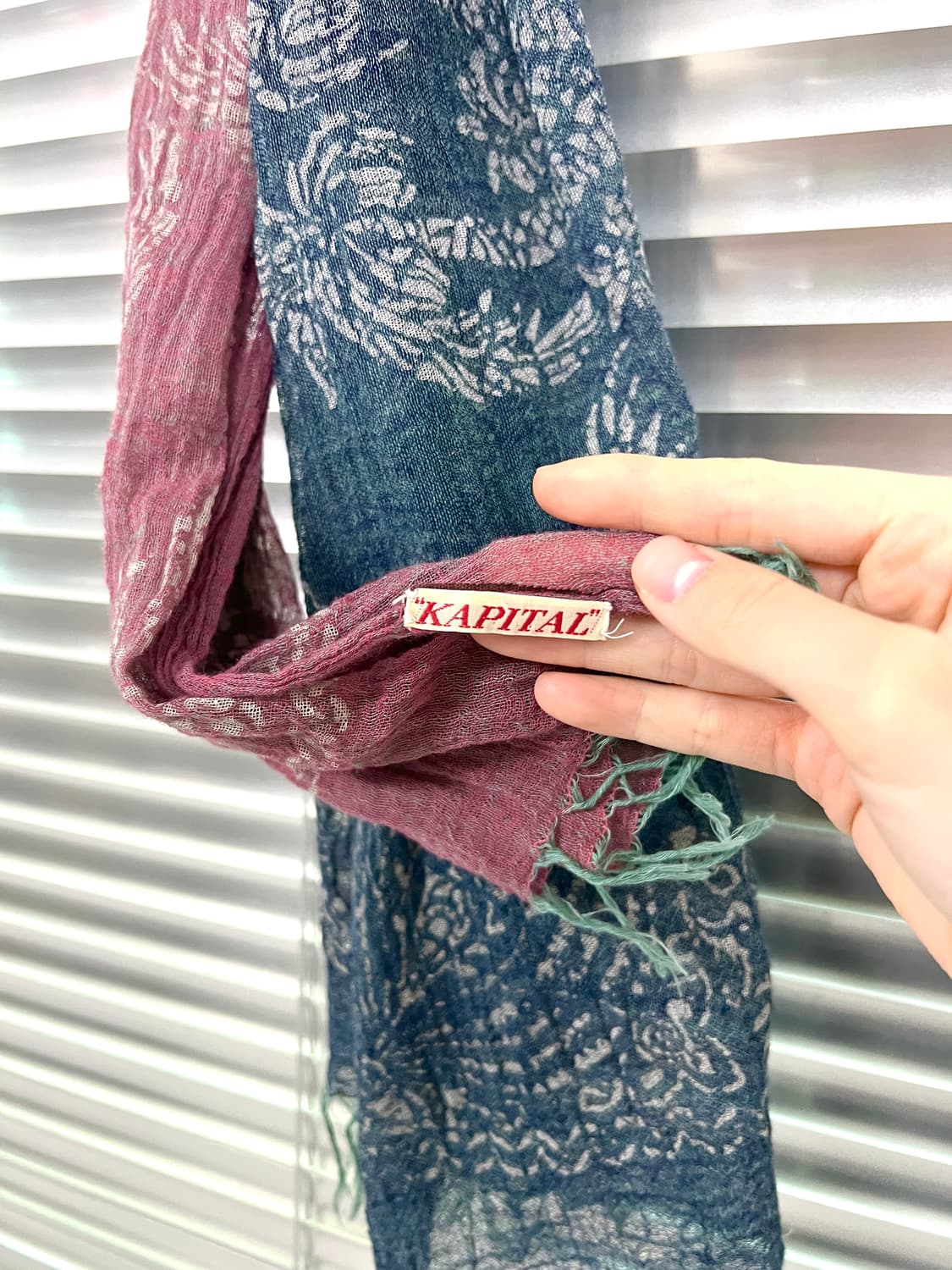 KAPITAL-ETHNIC PATTERN SCARF 상품이미지10