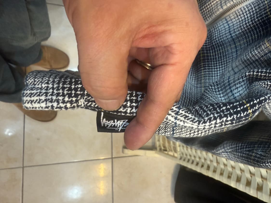 100-105 정품 스투시 트위스티트 얀 플레이트 셔츠자켓 팝니다 상품이미지4