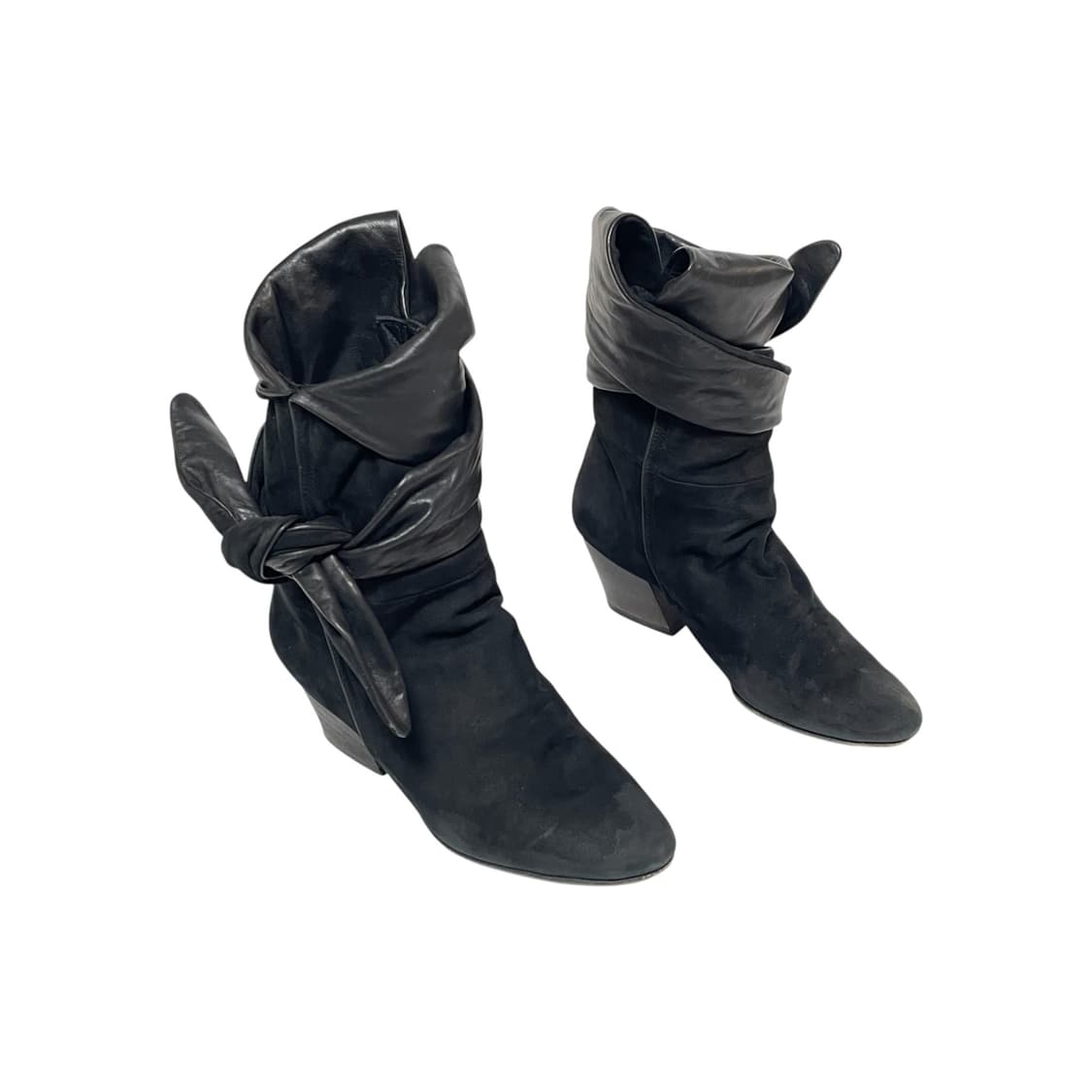 미하라 야스히로 드레이프 랩 부츠 상품이미지3