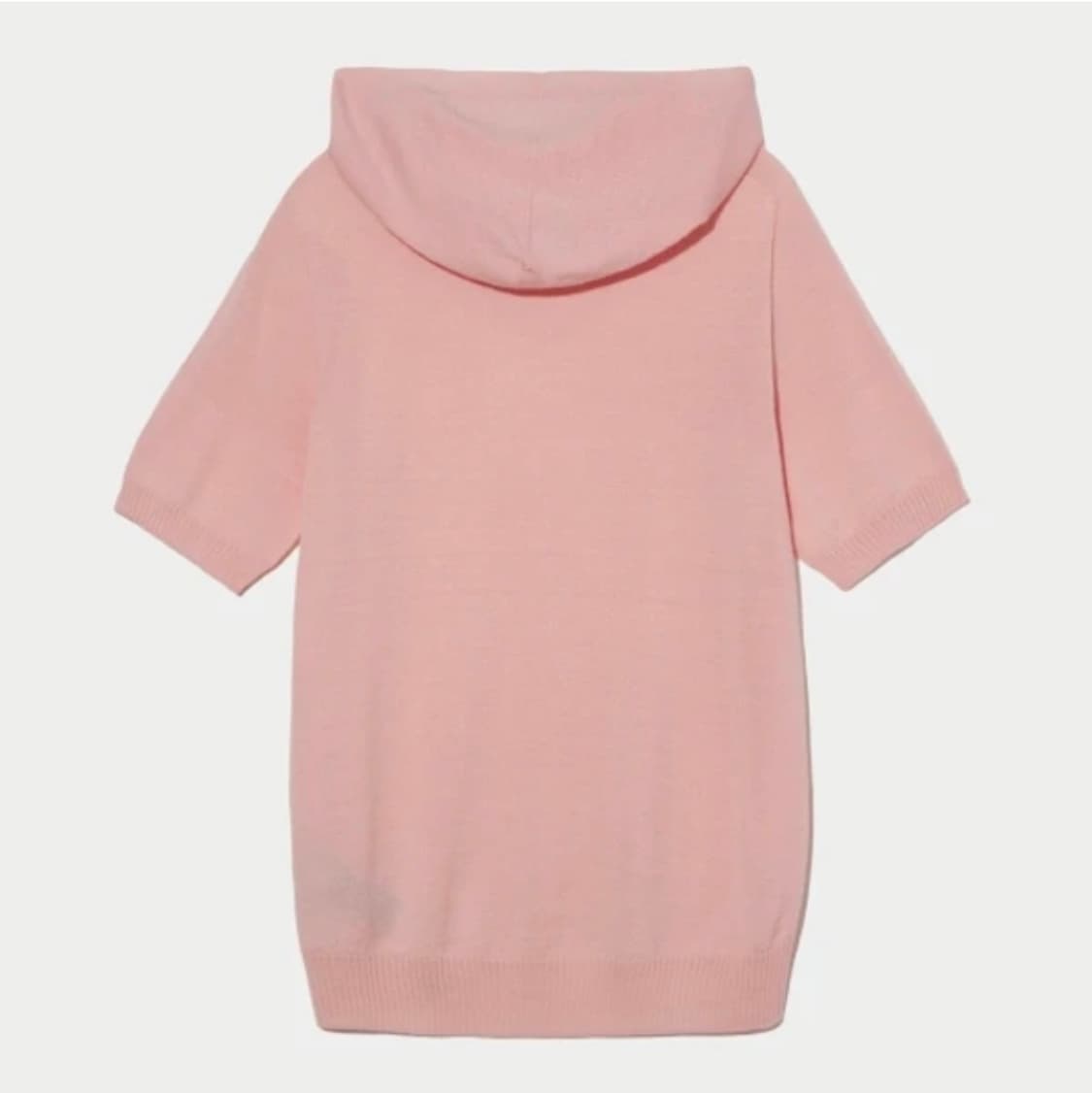 [S(85)] 노스페이스 여성 코지 울 니트 반팔 후드 후디 상품이미지2