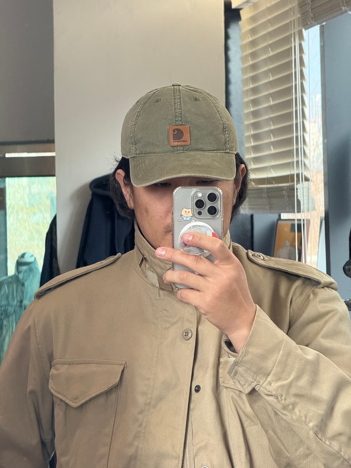 칼하트 오데사 볼캡 그린 OS 상품이미지5