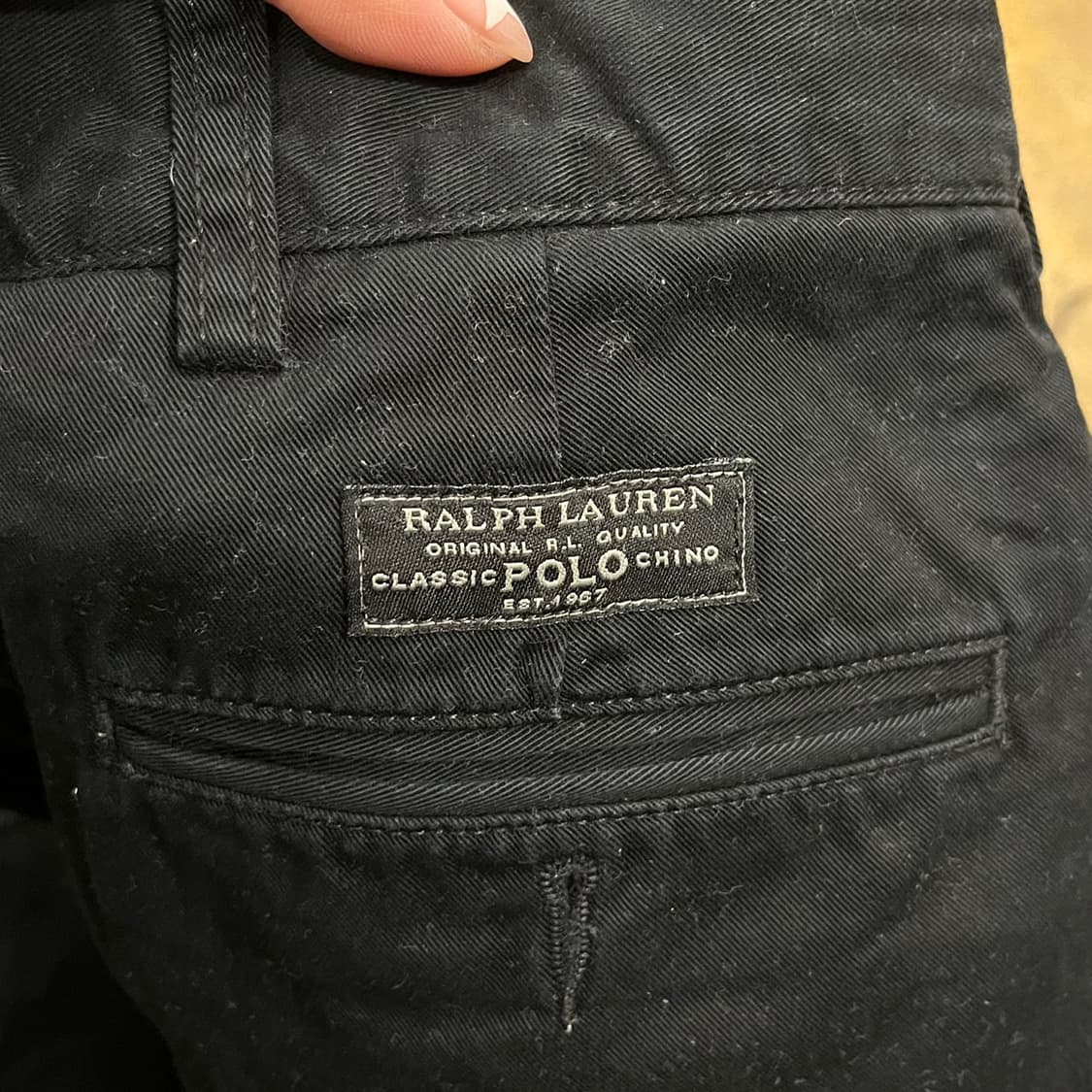 [정품] 폴로 랄프로렌 블랙 면바지 b15 상품이미지6