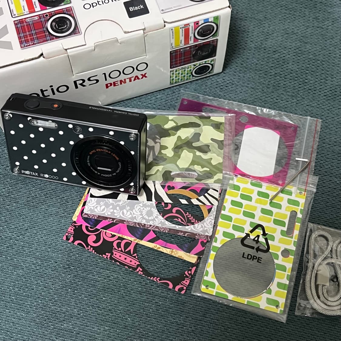 [풀박스] Pentax optio rs1000 [블랙] 펜탁스 카메라 상품이미지2