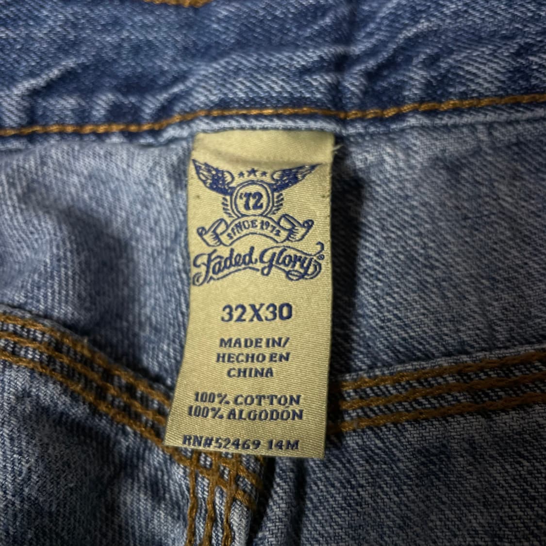 (32) FADED GLOLY 백카펜터 데님 팬츠 상품이미지5