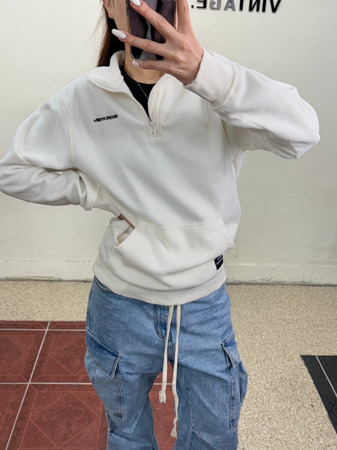 그루브라임 후리스 아노락 S 상품이미지3