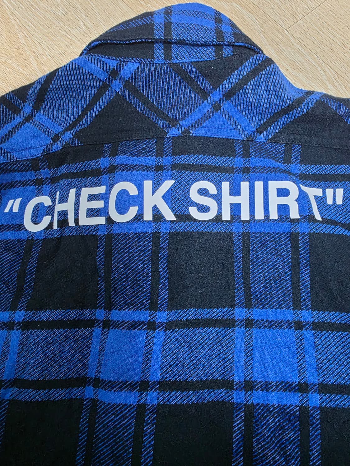 오프화이트 18FW 플란넬 셔츠 M 상품이미지8