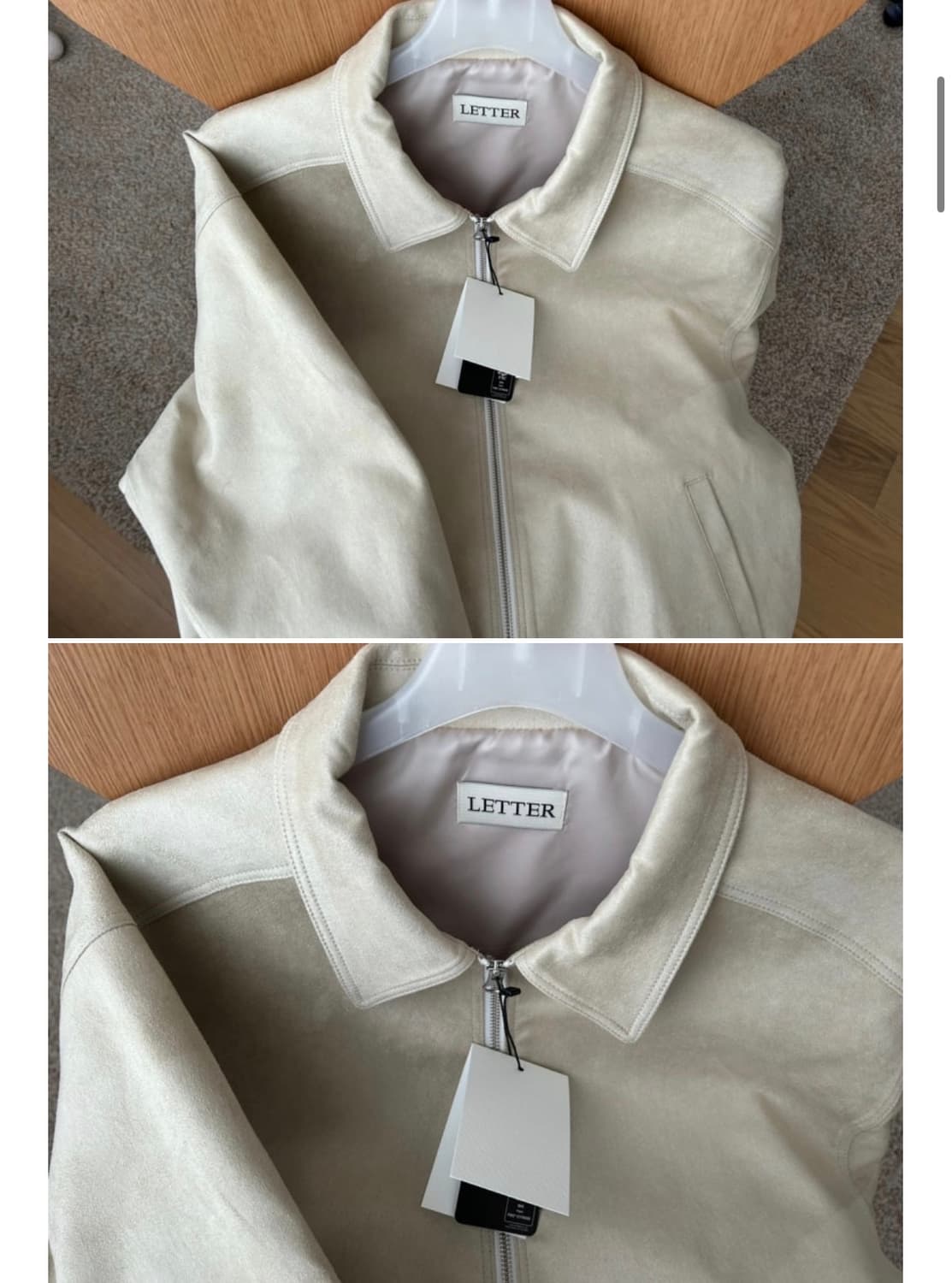 샵레터 Danny suede blouson (beige) 상품이미지2