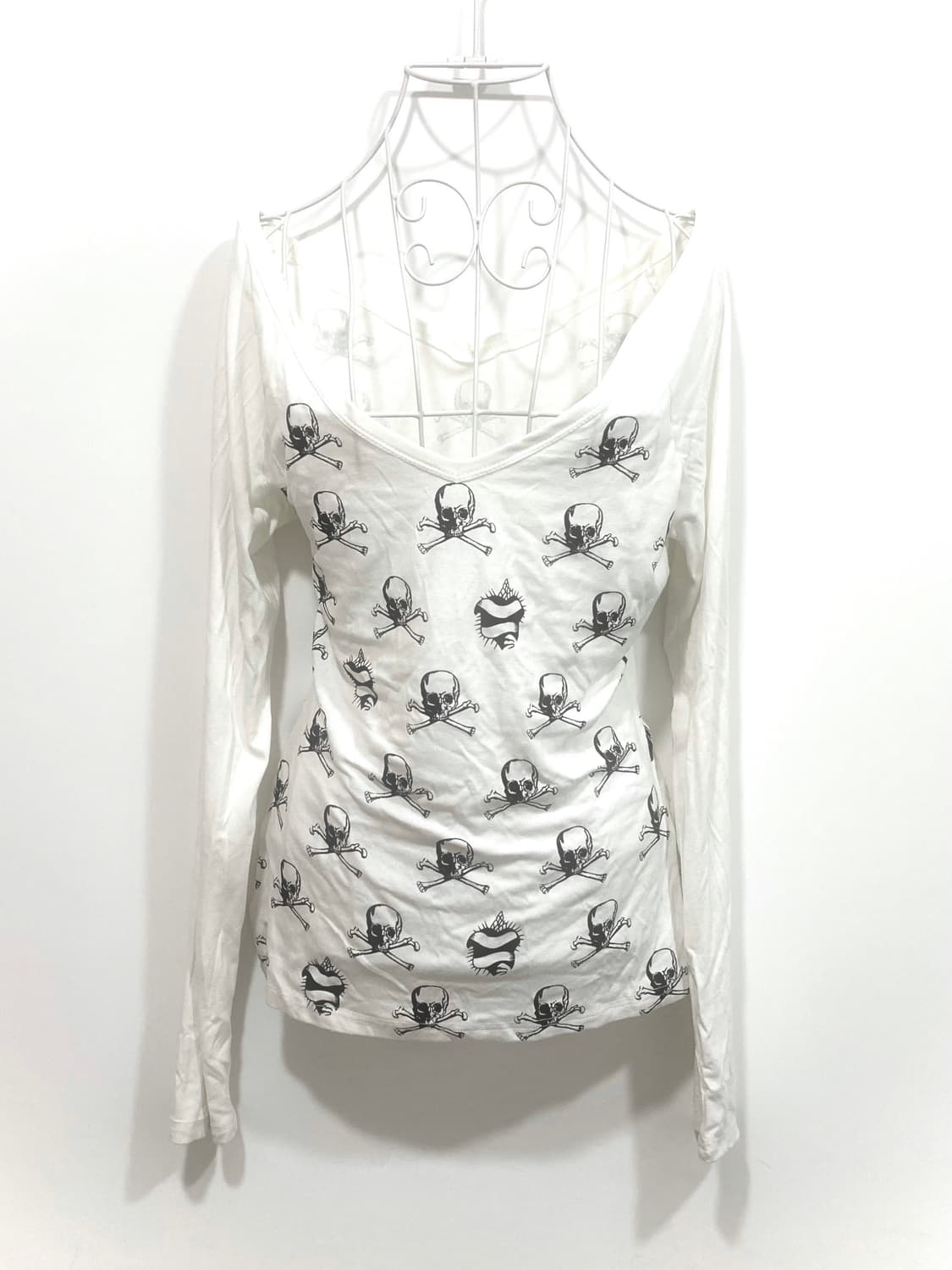 punk skull long sleeve 상품이미지3