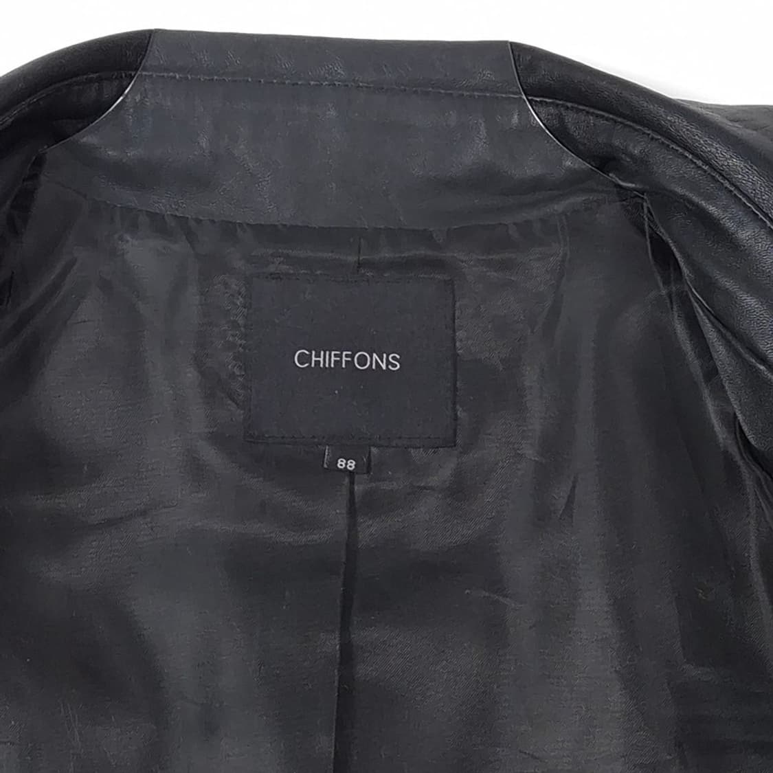 CHIFFONS 리얼 램스킨 스티치 레더 블레이저 자켓 88 상품이미지6