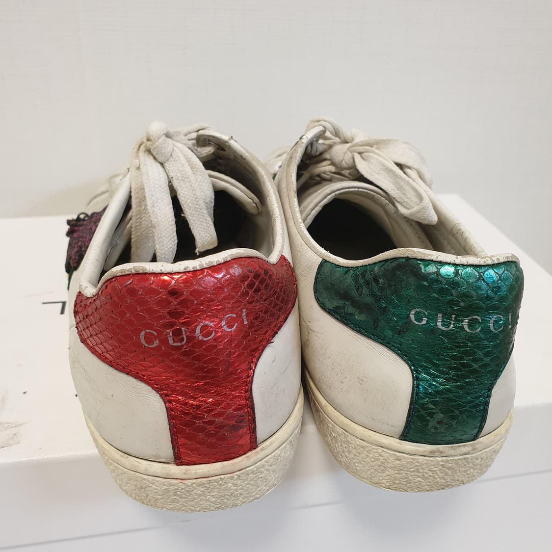 Gucci 구찌 에이스 크리스탈 번개 스니커즈 상품이미지5