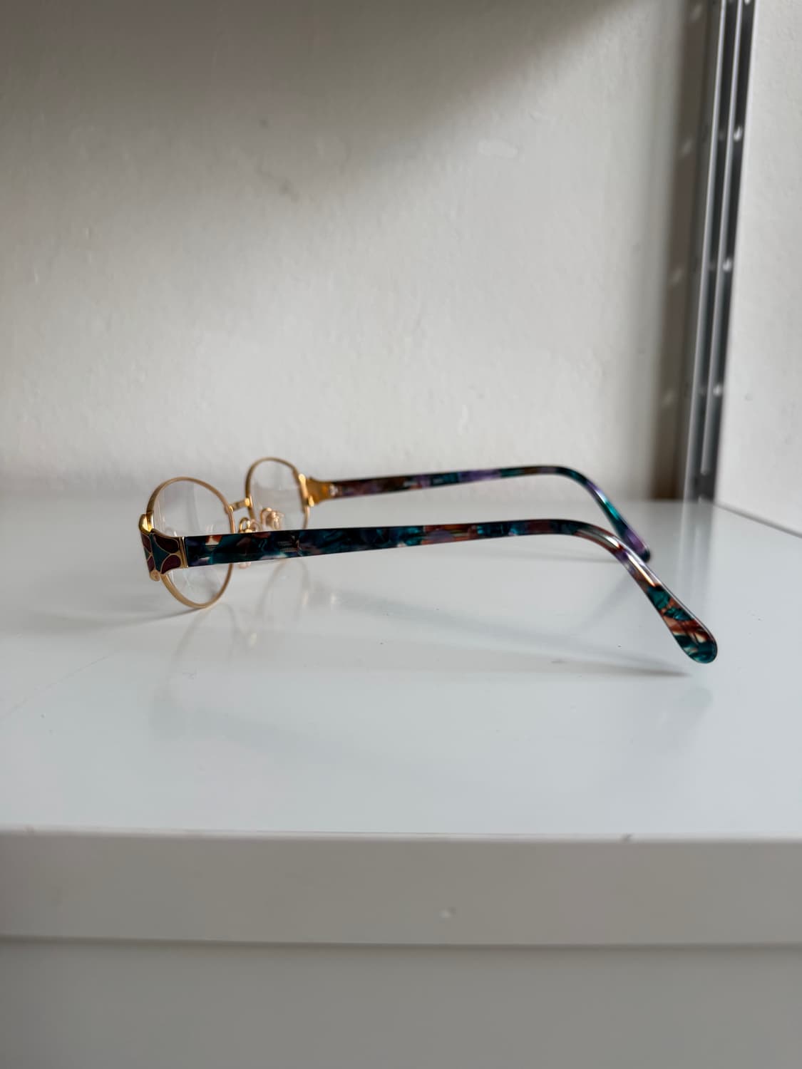 스투시 아이웨어 골드 프레임 안경 (신품) 상품이미지2