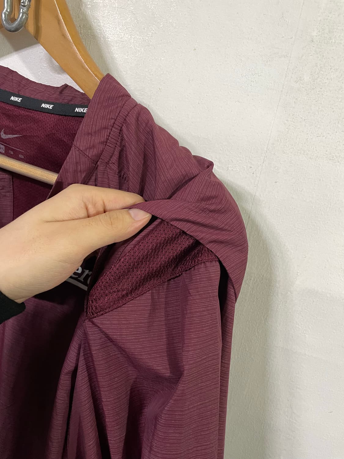 KBO 나이키 히어로즈 선수지급용 긴팔웜업 바람막이 2XL 상품이미지10