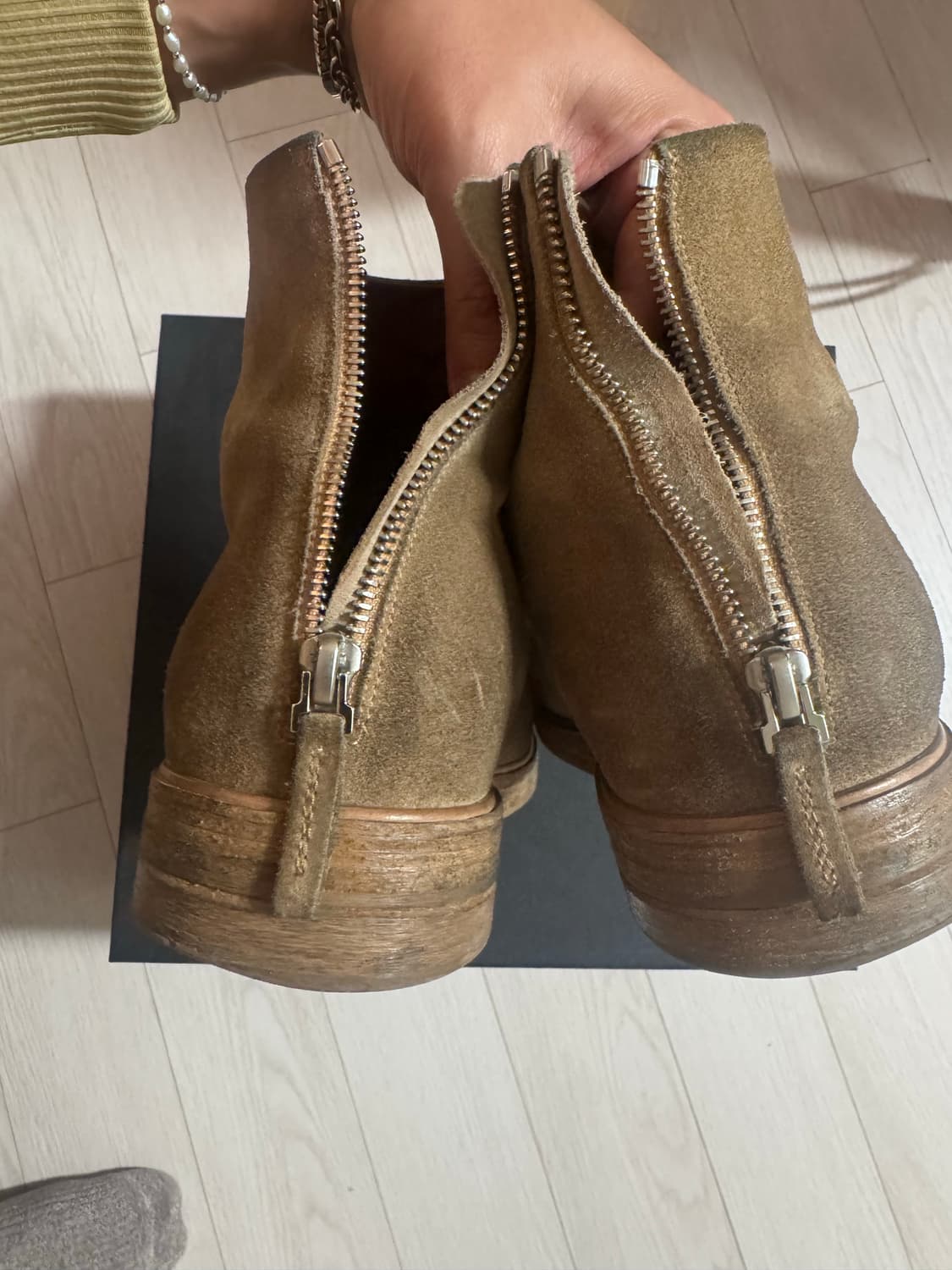 마르셀 주카제파 백짚 스웨이드 부츠 상품이미지6