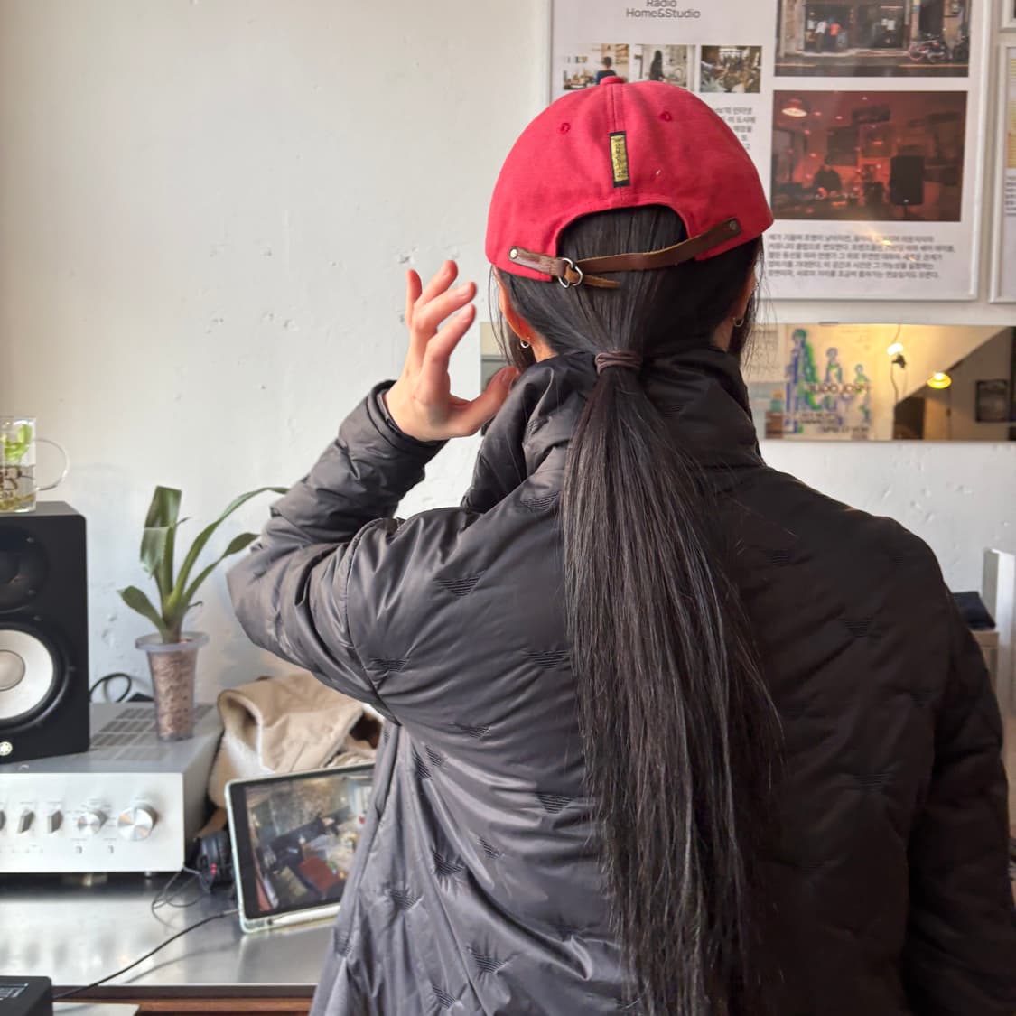 알마니 진스 로고 모자 상품이미지2