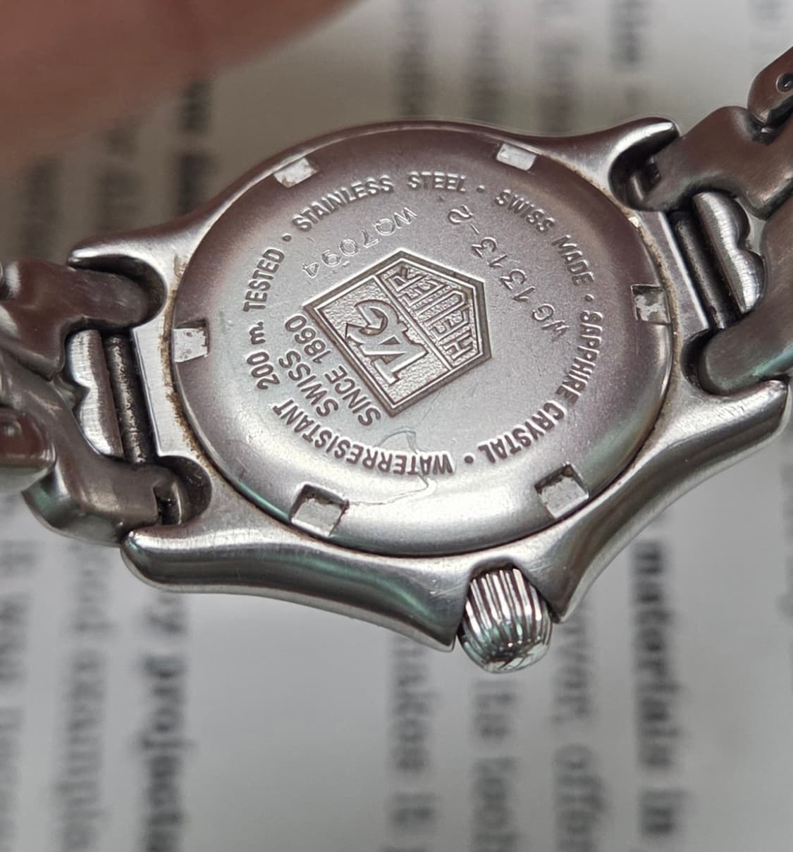 태그호이어 셀 프로페셔널 엘레강스 그레이판 쿼츠 여성용 브레이슬릿 ver 상품이미지9