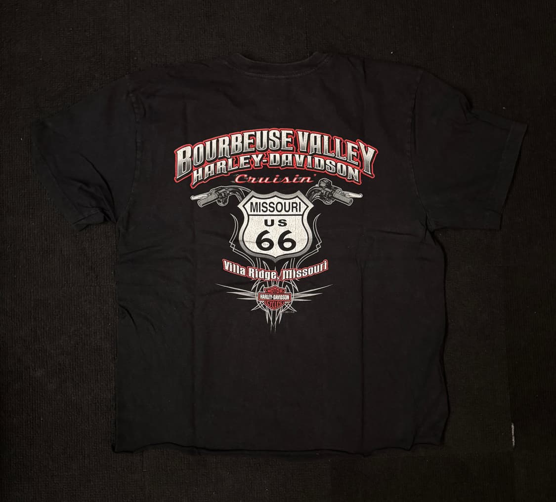 [L] 할리 데이비슨 반팔 티셔츠 상품이미지2