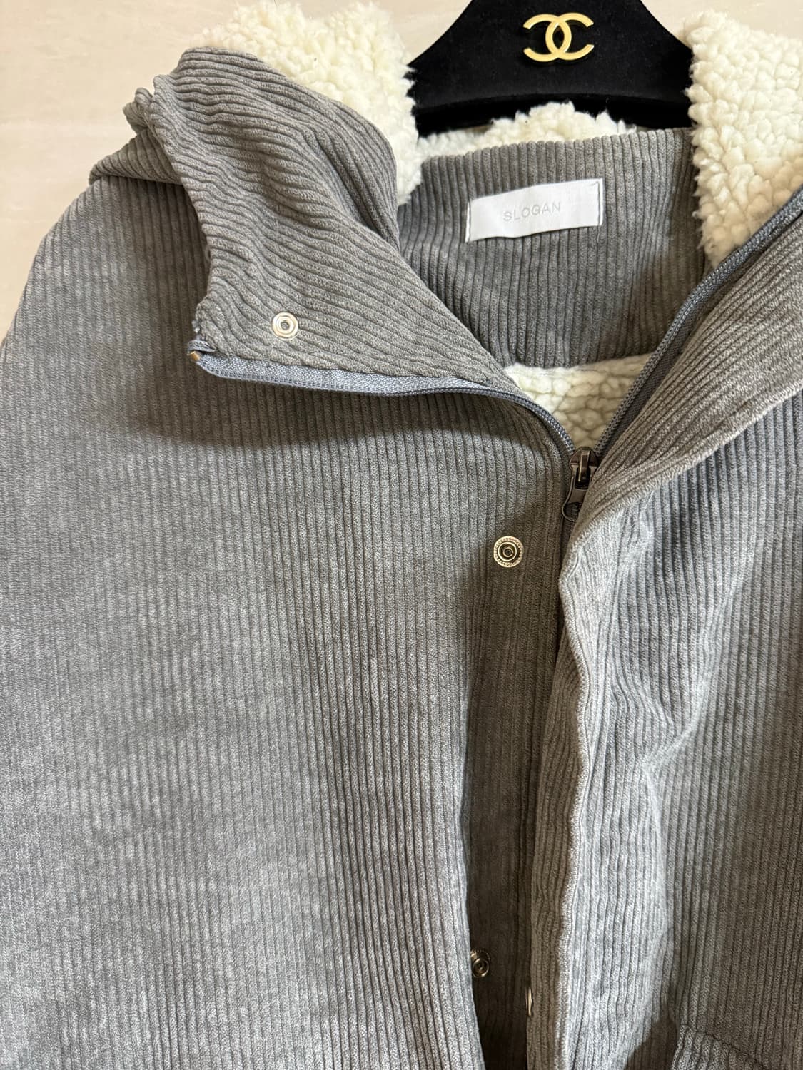 헌트 양털 코듀로이 패딩 남성 상품이미지6