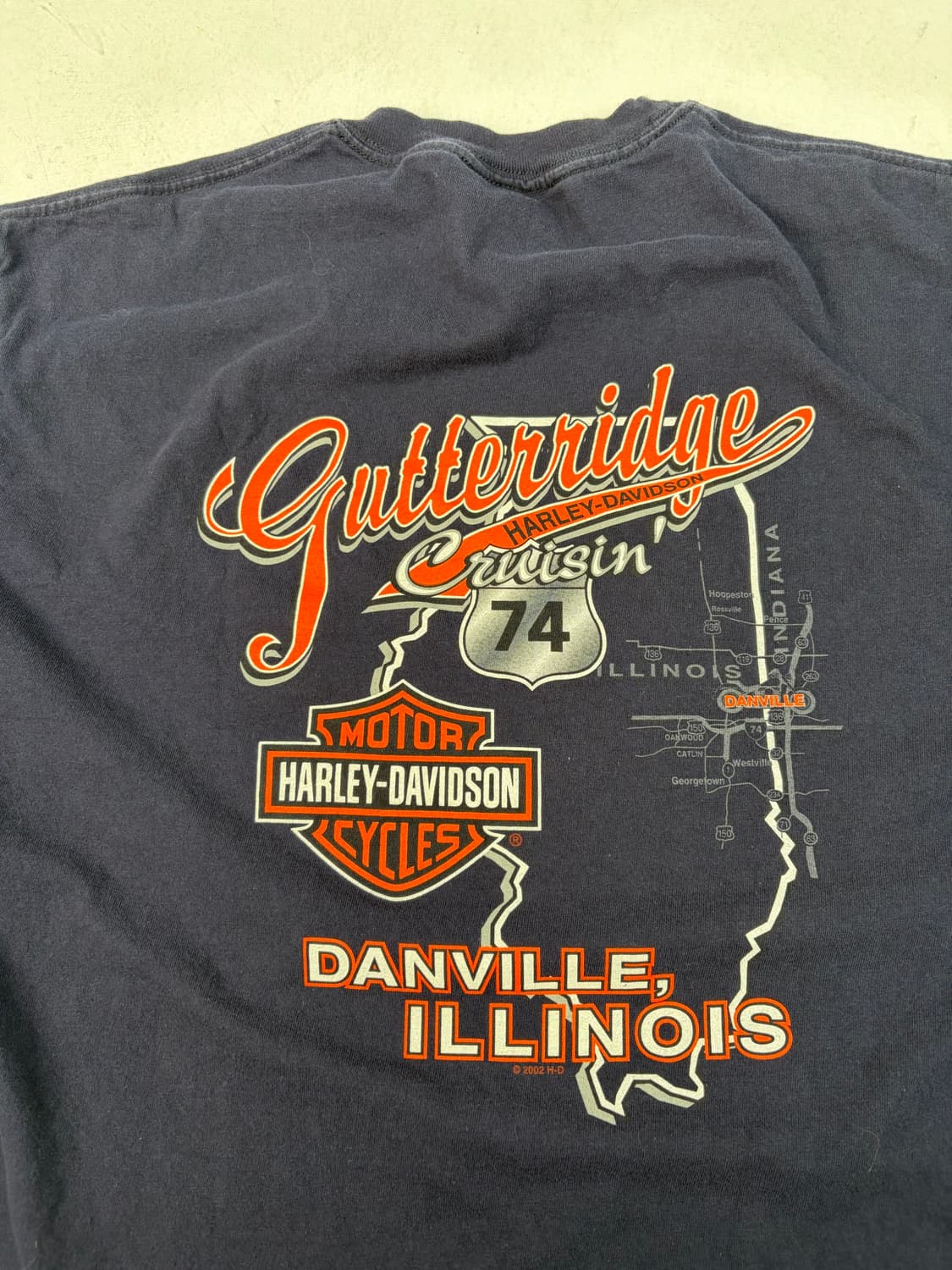 00s Harley Davidson L/S Tee (navy) 상품이미지7