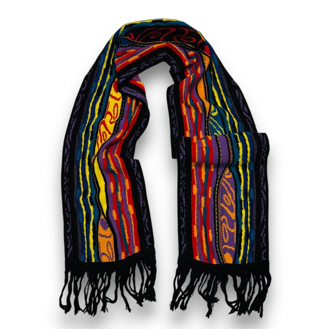 아메리카 케이블 패턴 빈티지 무드 머플러 상품이미지2