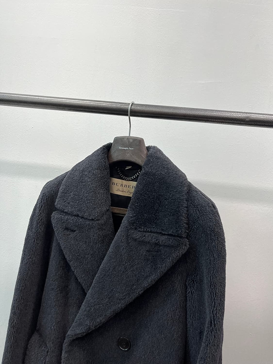 95-100) 버버리 알파카 테디베어 코트 상품이미지2