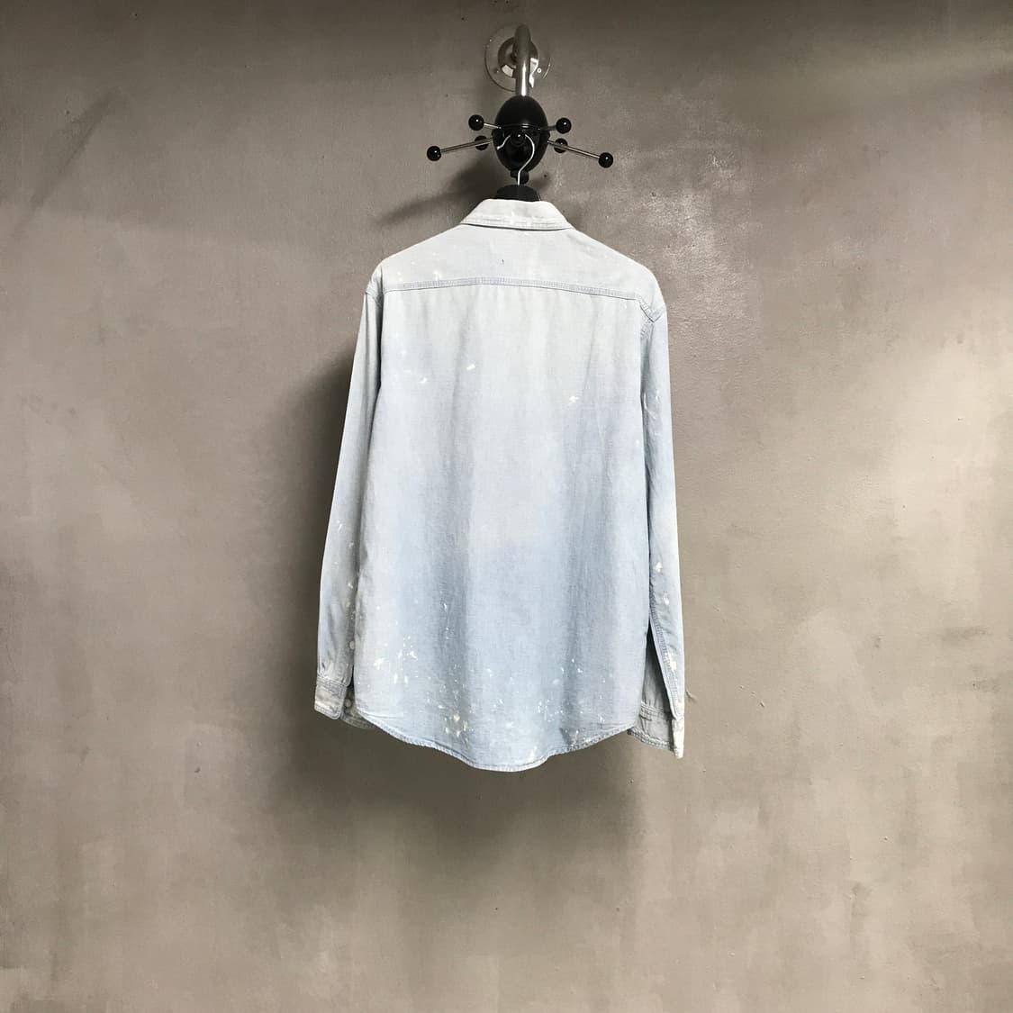 폴로 랄프로렌 페인팅 데님 셔츠 L 상품이미지8