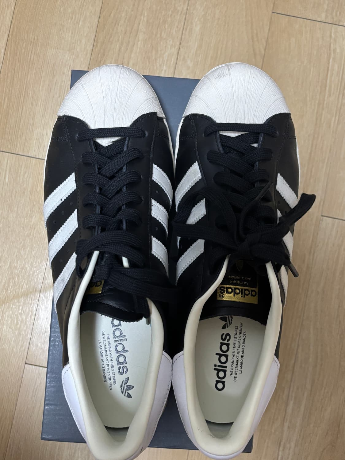 아디다스 슈퍼스타 흰검 295 상품이미지2