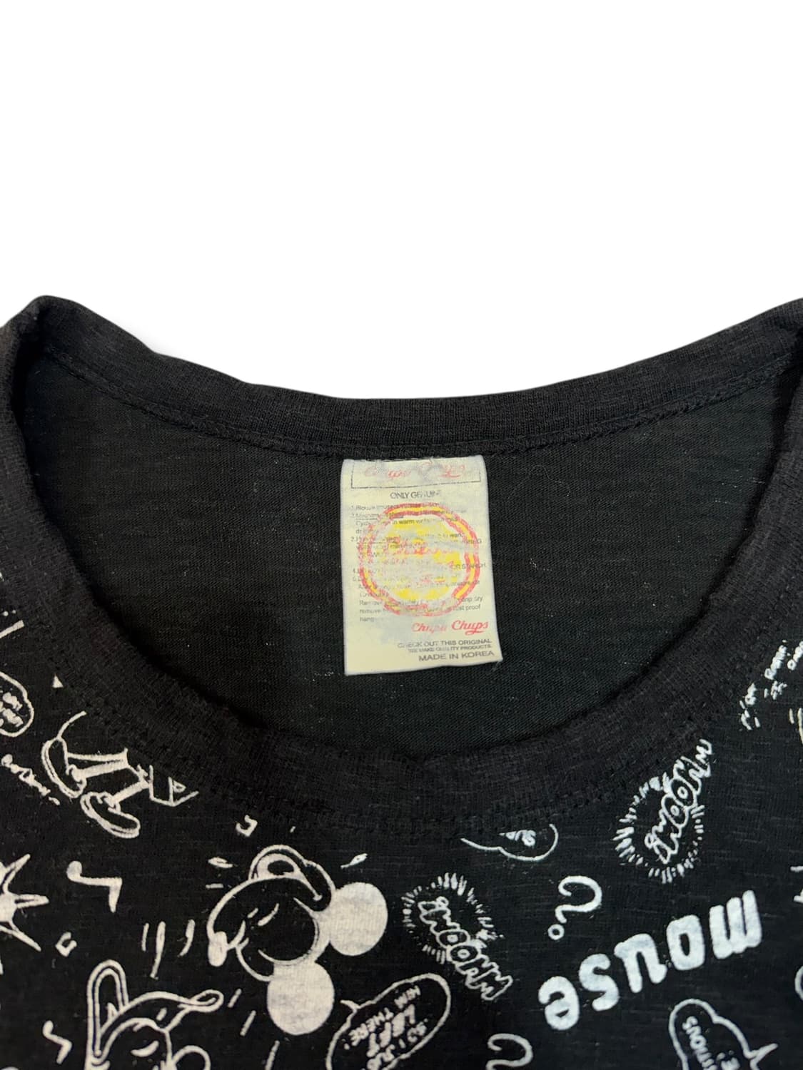 츄파춥스 x 디즈니 슬리브리스 민소매 티셔츠 (S) 상품이미지4