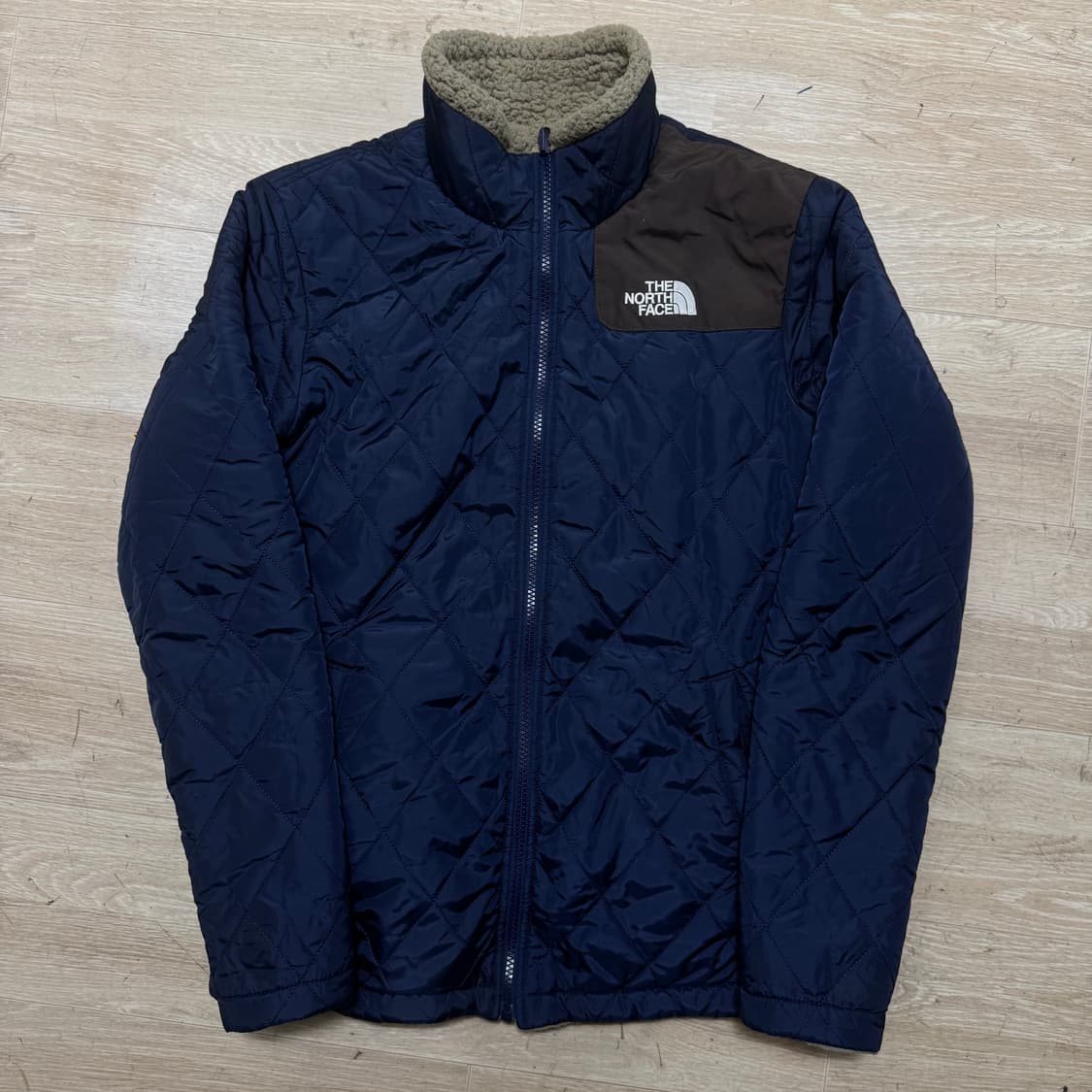 노스페이스 리버시블 양털 후리스 플리스 퀼팅 자켓 상품이미지1