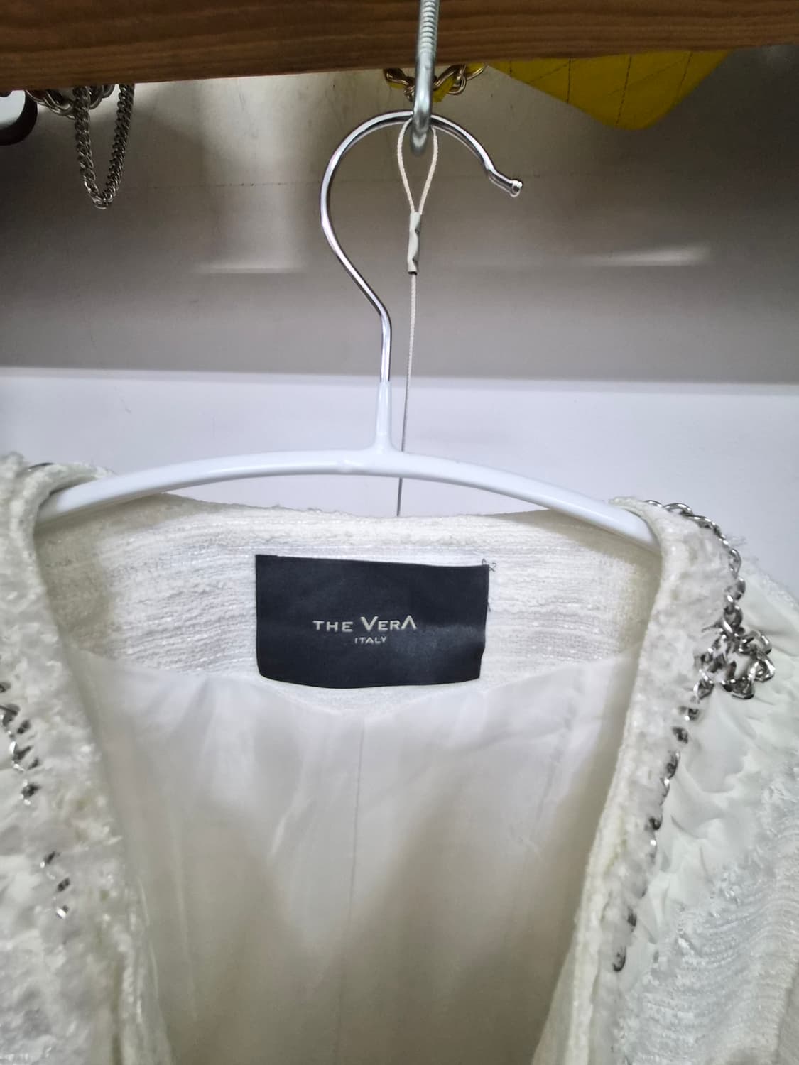 이태리 더베라 체인 트위드 자켓 상품이미지3