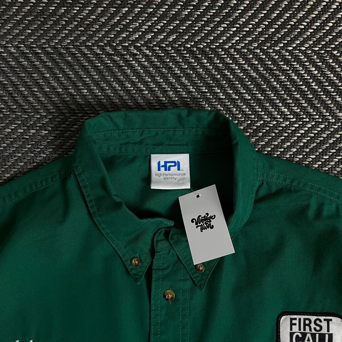 USA 오리지날 빈티지 박시핏 워크 셔츠o 3366 상품이미지4