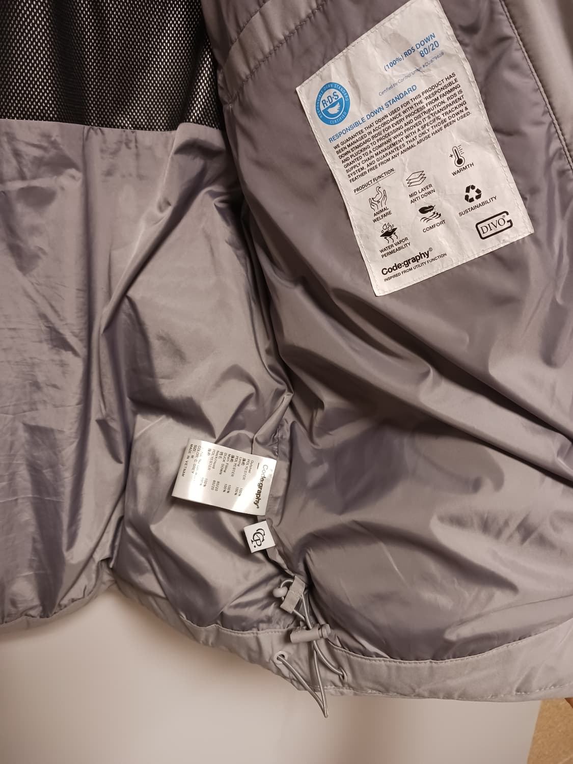 코드그라피 푸퍼 숏패딩 상품이미지2